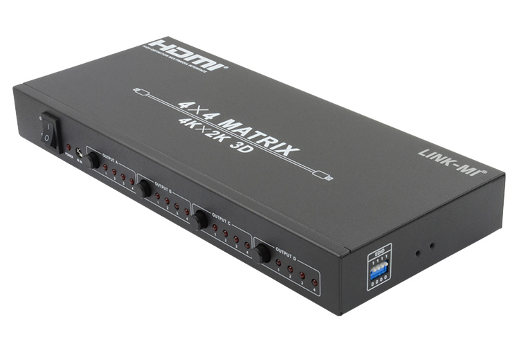 LINK-MI LM-MX44 HDMI Matrix 4 x 4