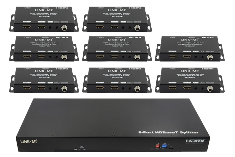 LINK-MI LM-SPH06-70 1x8 HDMI 2.0 HDBaseT Splitter support 4K2K