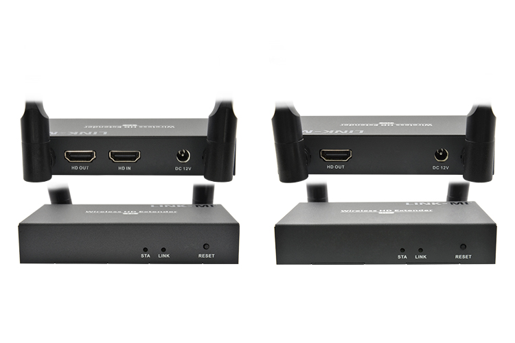 LINK-MI LM-WE500 1-to-4 Wireless HDMI Extender 1080P 60Hz 500M Long Distance HD Video Transmission